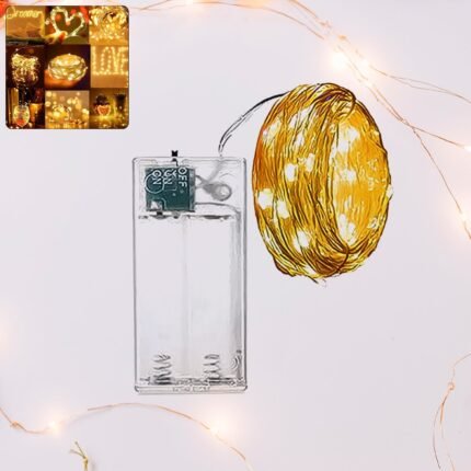 LED Flexible Wire Waterproof Lights Battery Operated, stylish for Parties Decor (2AA Batteries Not Included)
