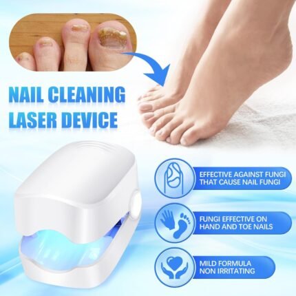 Rechargeable Nail Fungus Laser Anti-Fungal Device for Toenails, Hands Feet (Home Use)