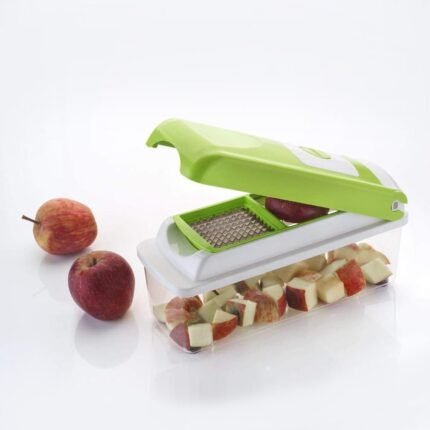 PLASTIC 13-IN-1 MANUAL VEGETABLE GRATER,CHIPSER AND SLICER