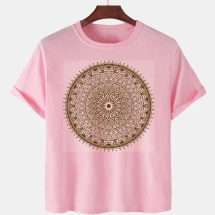 UNISEX Premium Quality  Dot Knit Printed T-Shirt