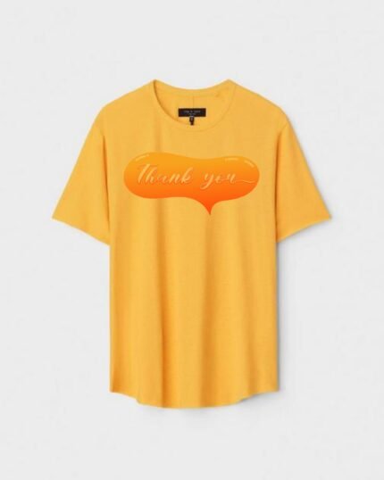 Unisex Designer Premium Quality Printed T-Shirt For Boys And Girls :: Cloth type : Cotton - Colour :: Yellow