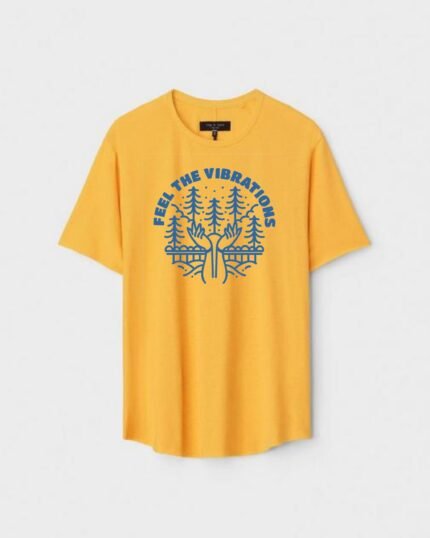Unisex Designer Premium Quality Printed T-Shirt For Boys And Girls :: Cloth type : Cotton - Colour :: Yellow